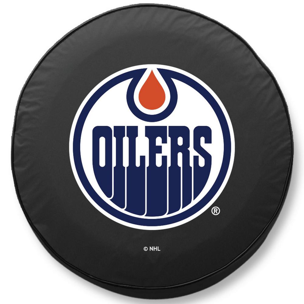 24 x 8 Edmonton Oilers Tire Cover. Picture 1