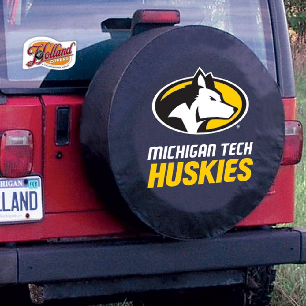 24 x 8 Michigan Tech Tire Cover. Picture 2