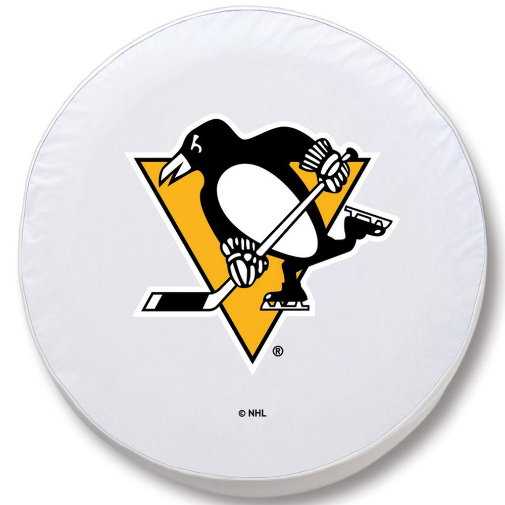 24 x 8 Pittsburgh Penguins Tire Cover. Picture 1