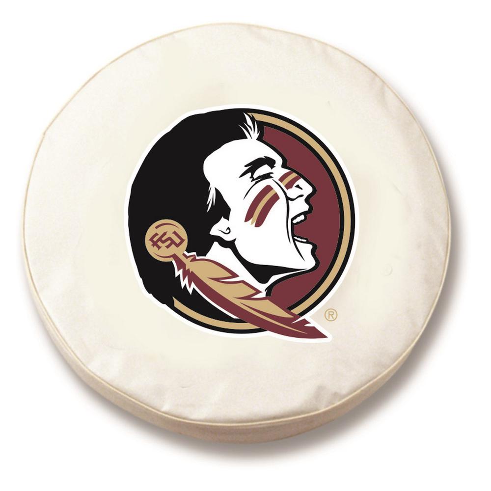 21 1/2 x 8 Florida State (Head) Tire Cover. Picture 1