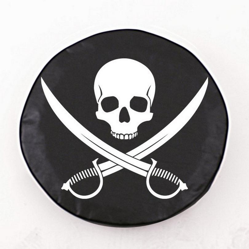 Jolly Roger (Clean) Tire Cover. Picture 1