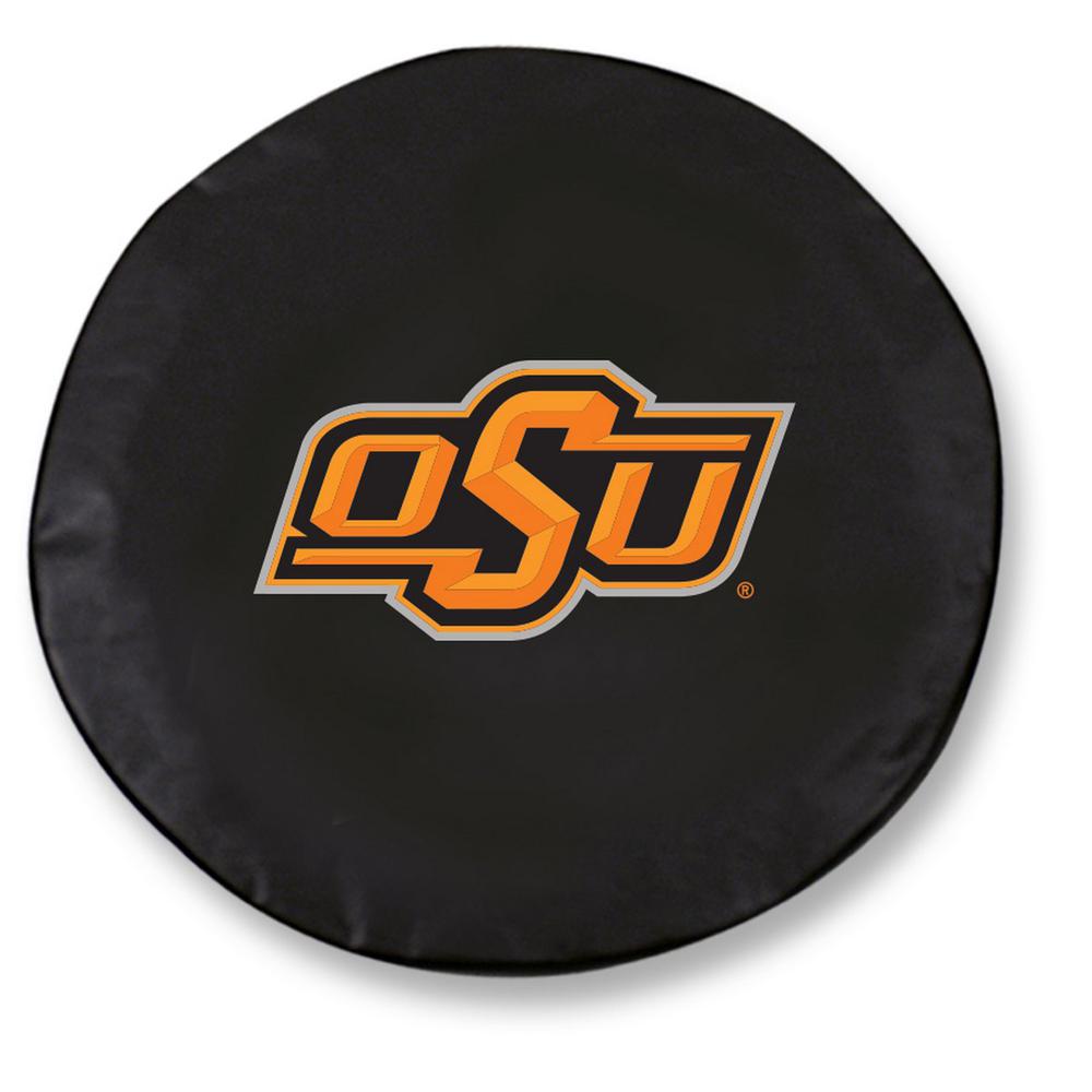 21 1/2 x 8 Oklahoma State Tire Cover. Picture 1