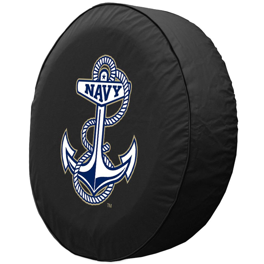 21 1/2 x 8 US Naval Academy (NAVY) Tire Cover. Picture 2
