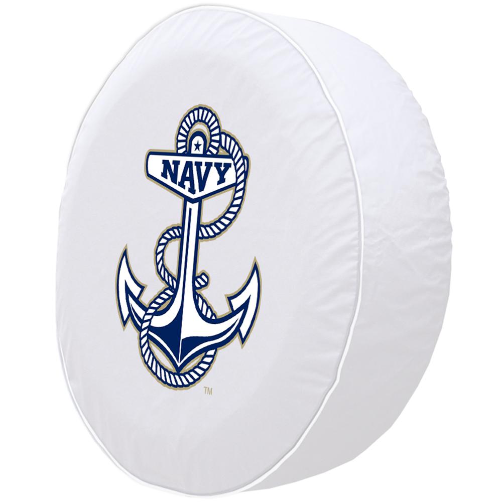 21 1/2 x 8 US Naval Academy (NAVY) Tire Cover. Picture 2
