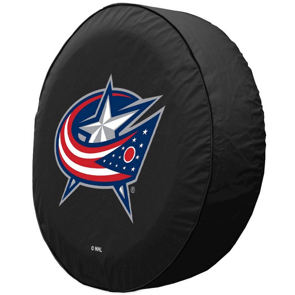 28 1/2 x 8 Columbus Blue Jackets Tire Cover. Picture 2