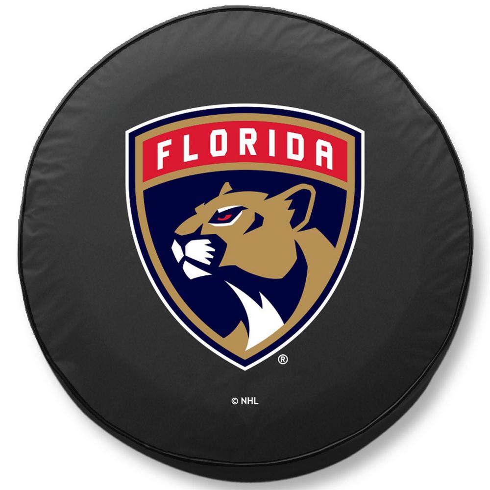 28 1/2 x 8 Florida Panthers Tire Cover. Picture 1