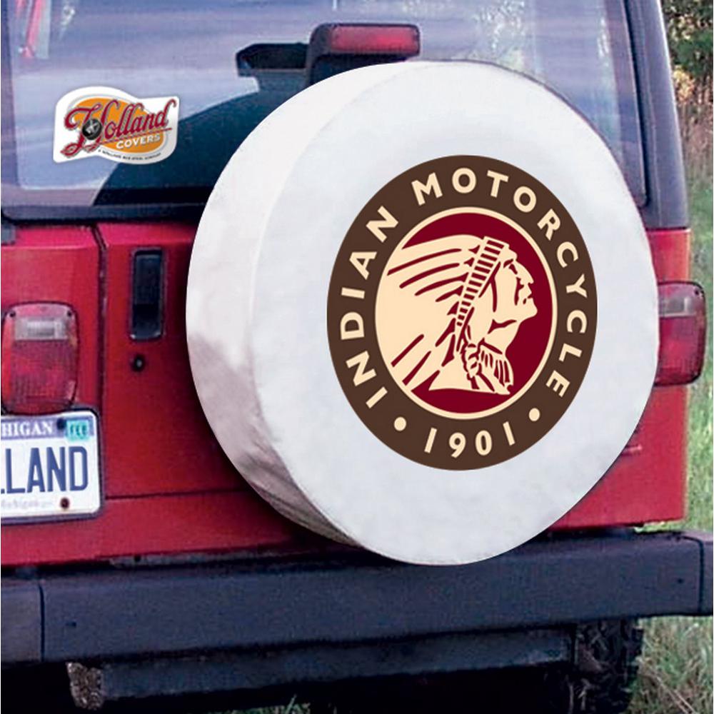 28 1/2 x 8 Indian Motorcycle Tire Cover. Picture 2