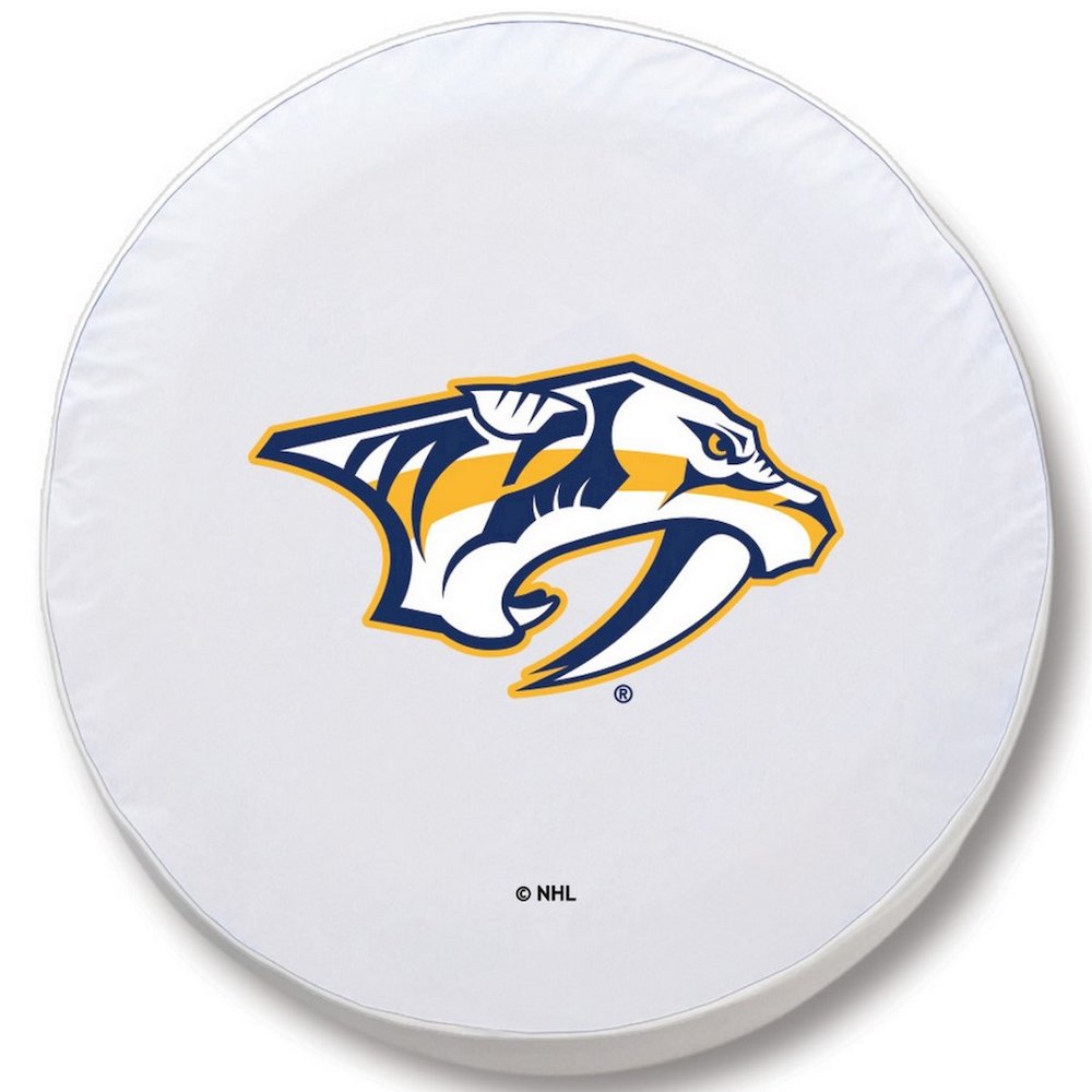 28 1/2 x 8 Nashville Predators Tire Cover. Picture 1