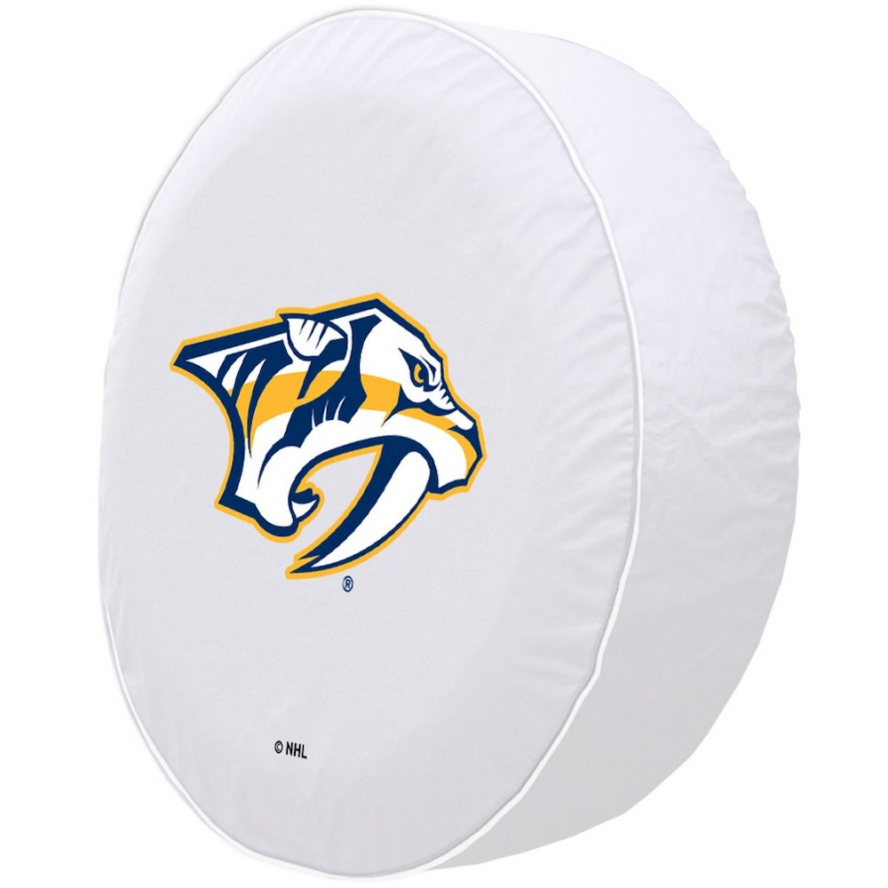 28 1/2 x 8 Nashville Predators Tire Cover. Picture 2