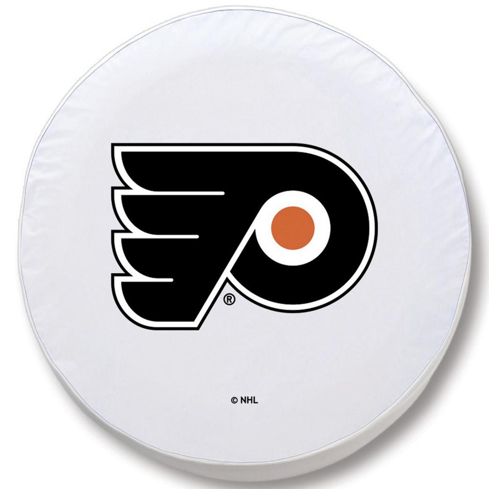 28 1/2 x 8 Philadelphia Flyers Tire Cover. Picture 1