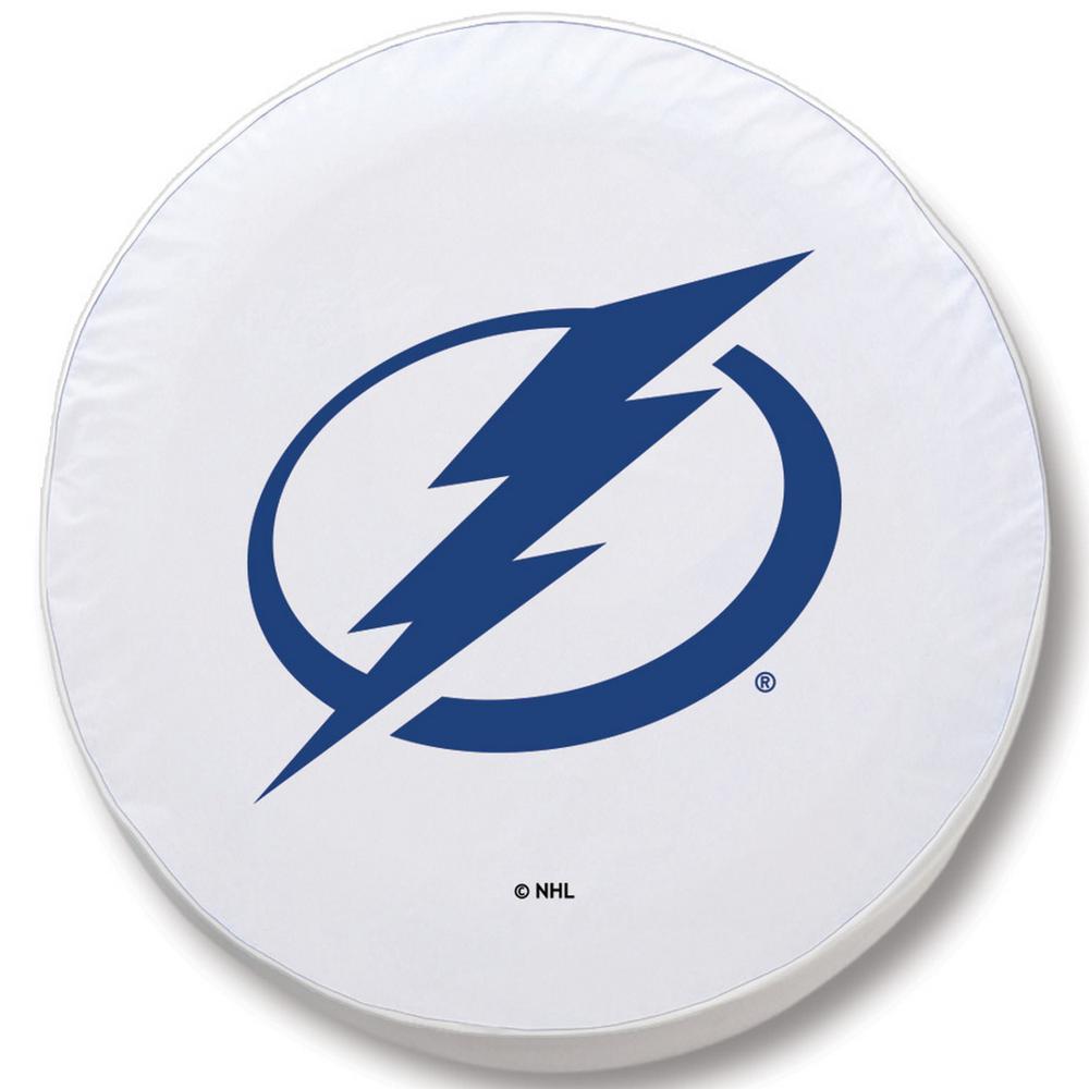 28 1/2 x 8 Tampa Bay Lightning Tire Cover. Picture 1