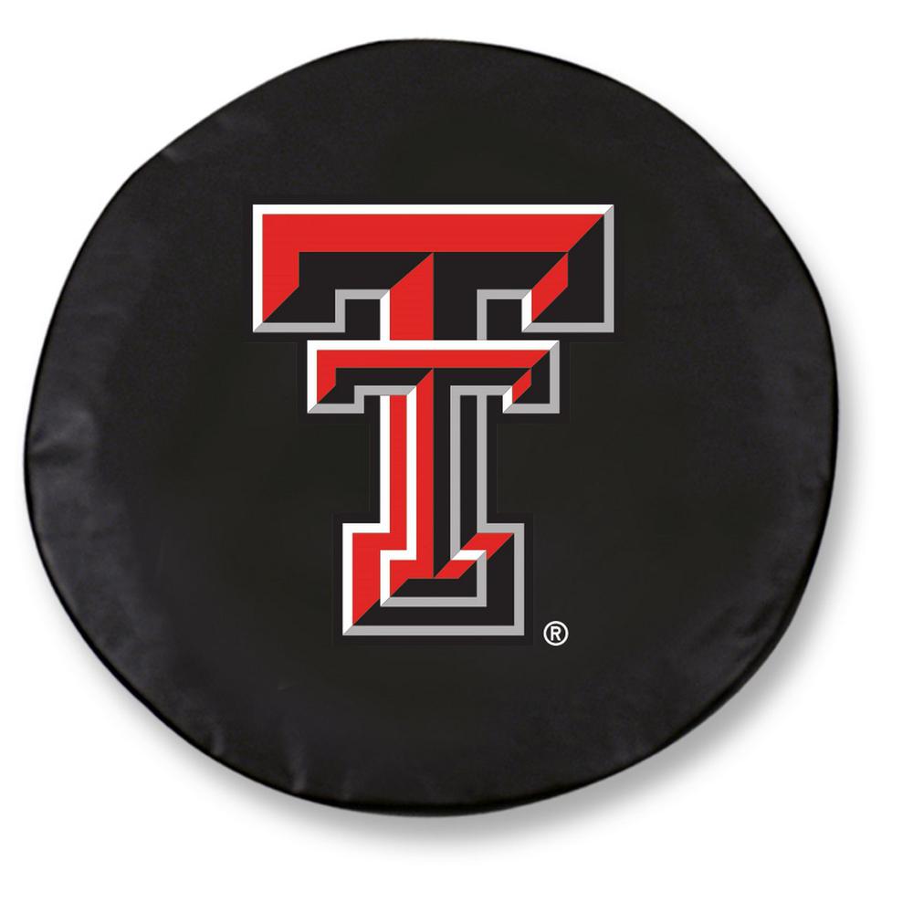 28 1/2 x 8 Texas Tech Tire Cover. Picture 1