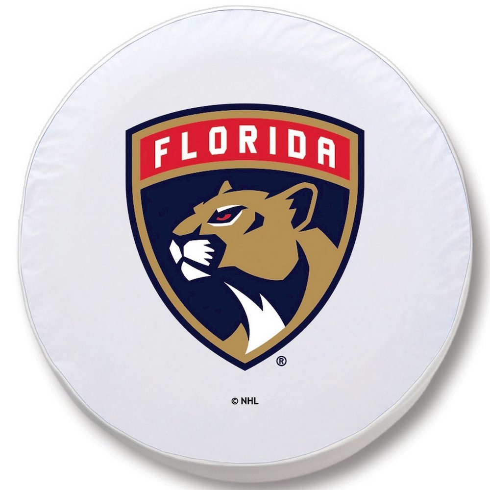 32 1/4 x 12 Florida Panthers Tire Cover. Picture 1