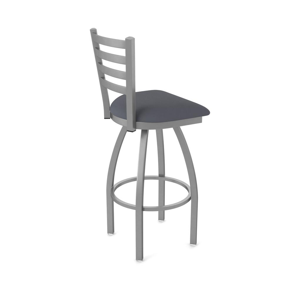 410 Jackie Stainless Steel 30" Swivel Bar Stool with Canter Storm Seat. Picture 2