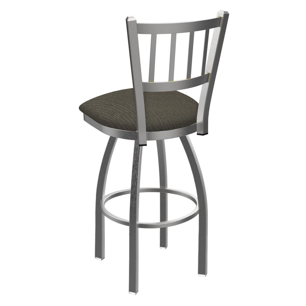 810 Contessa Stainless Steel 30" Swivel Bar Stool with Graph Chalice Seat. Picture 2