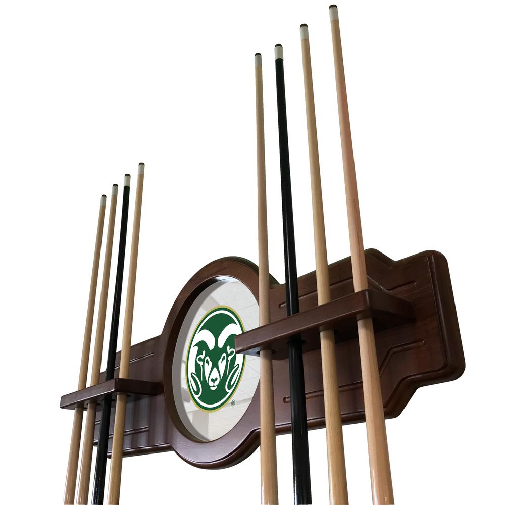 Colorado State Cue Rack in Chardonnay Finish. Picture 2