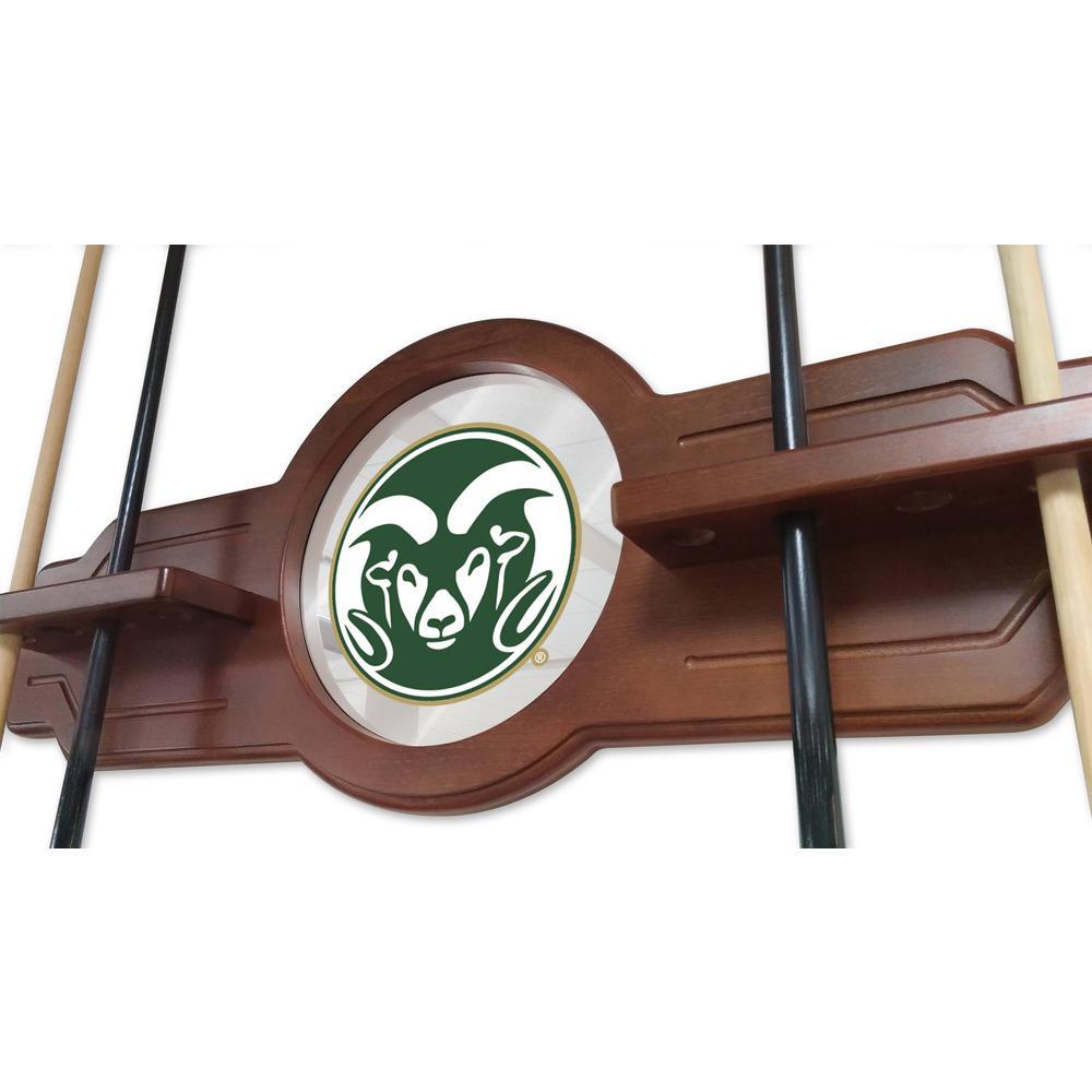 Colorado State Cue Rack in Chardonnay Finish. Picture 3