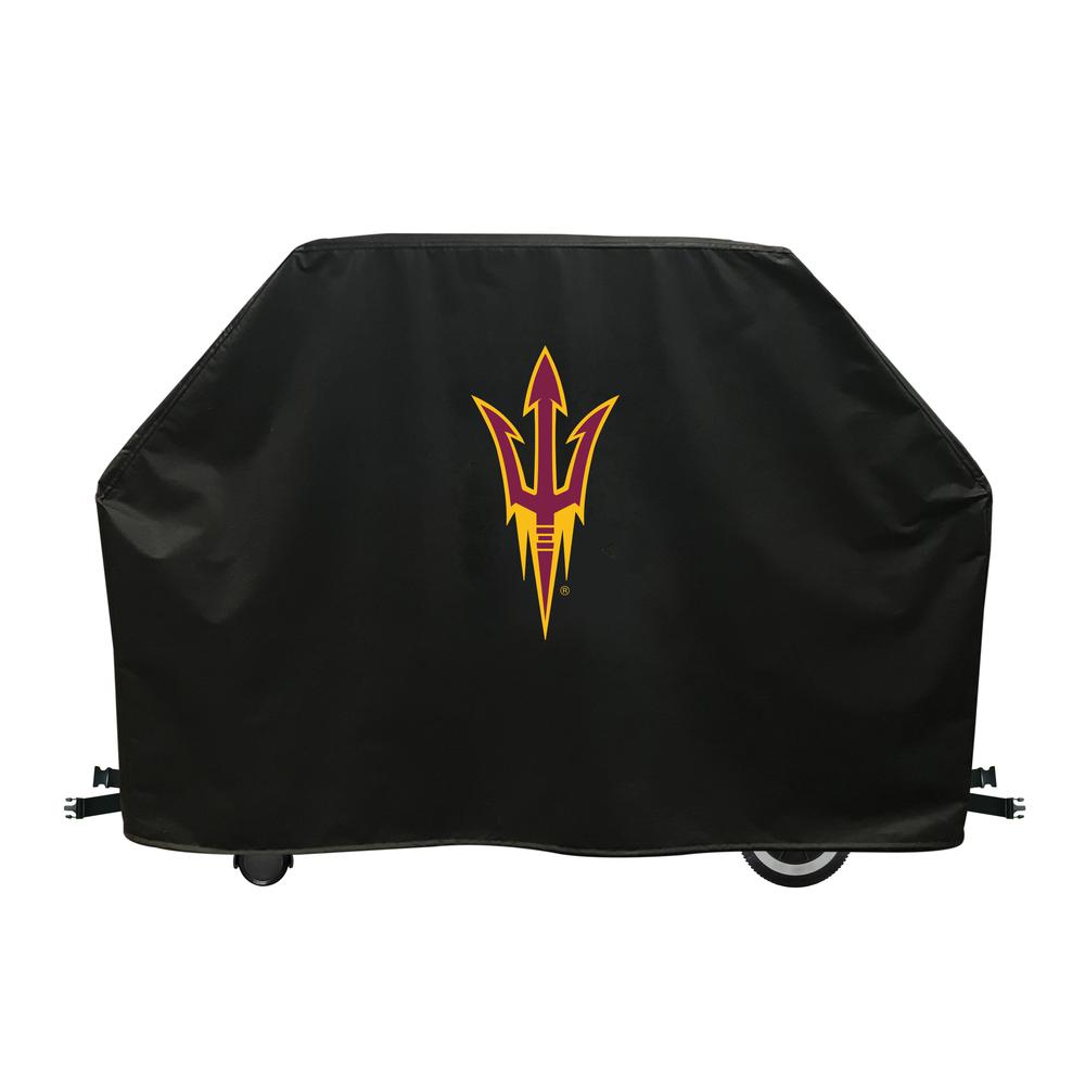 72" Arizona State Grill Cover with Pitchfork Logo by Covers by HBS. Picture 1