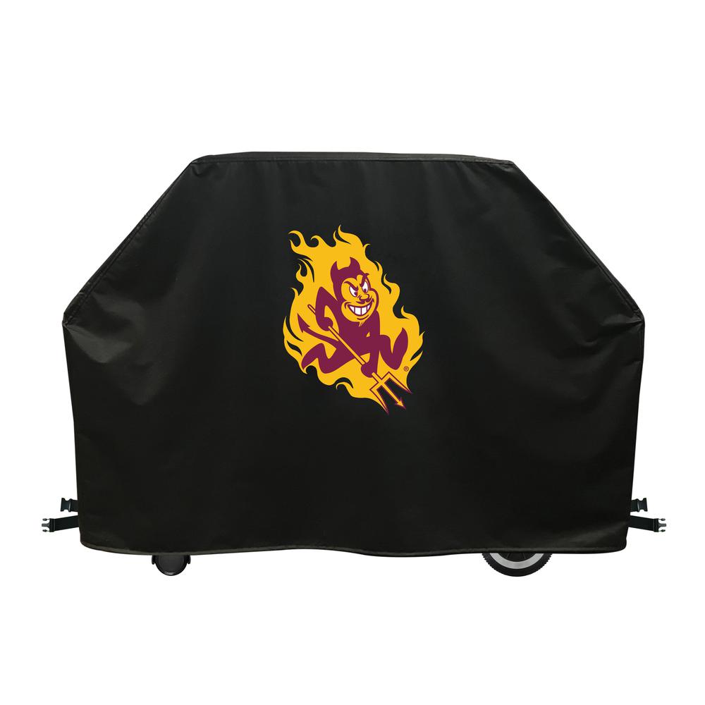 72" Arizona State Grill Cover with Sparky Logo by Covers by HBS. Picture 1