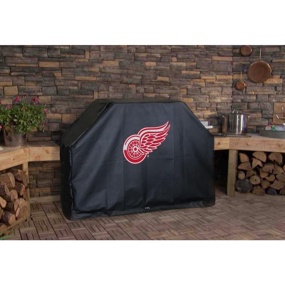 72" Detroit Red Wings Grill Cover by Covers by HBS. Picture 3