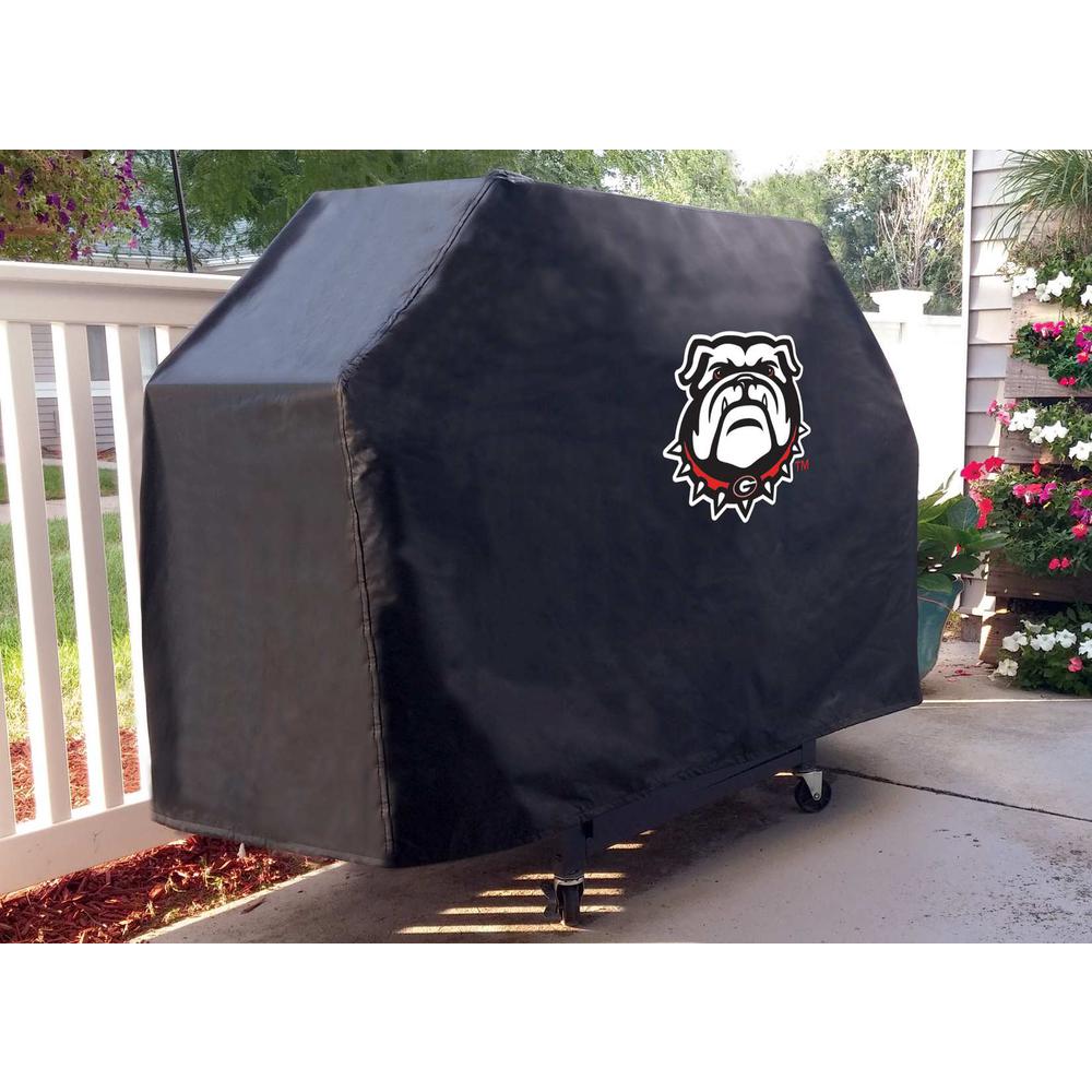 72" Georgia "Bulldog" Grill Cover by Covers by HBS. Picture 3