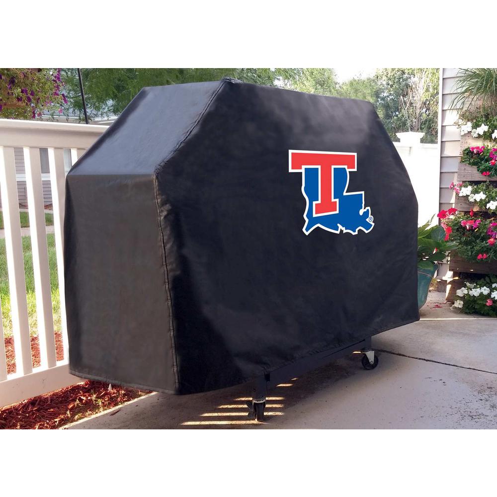 72" Louisiana Tech Grill Cover by Covers by HBS. Picture 3