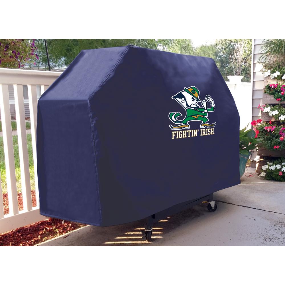 72" Notre Dame (Leprechaun) Grill Cover by Covers by HBS. Picture 3