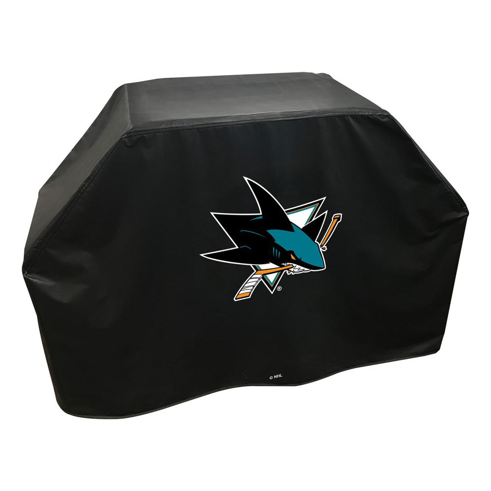 72" San Jose Sharks Grill Cover by Covers by HBS. Picture 2