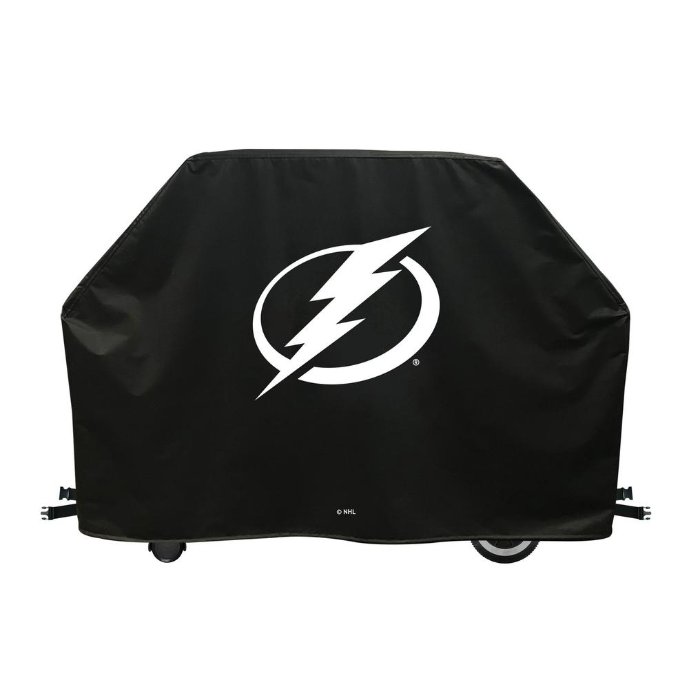 72" Tampa Bay Lightning Grill Cover by Covers by HBS. Picture 1