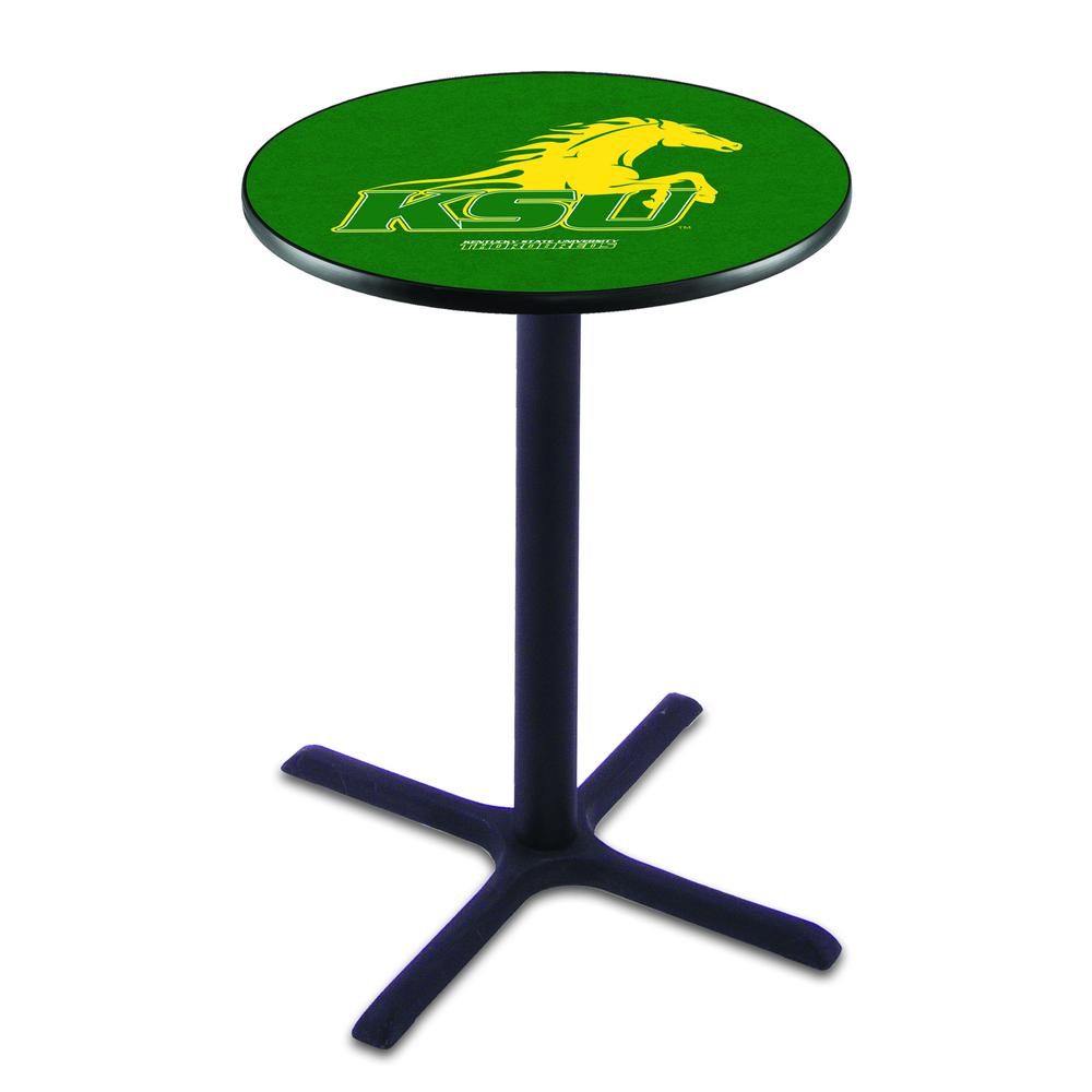 L211 Kentucky State University 36' Tall - 36' Top Pub Table w/ Black Wrinkle Finish. Picture 1