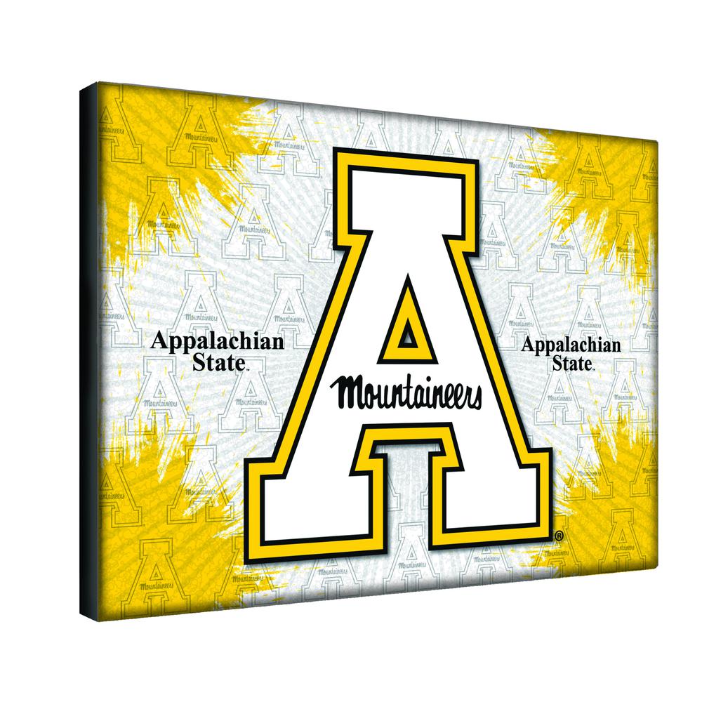 Appalachian State 24" x 32" Officially Licensed Logo Canvas. Picture 2