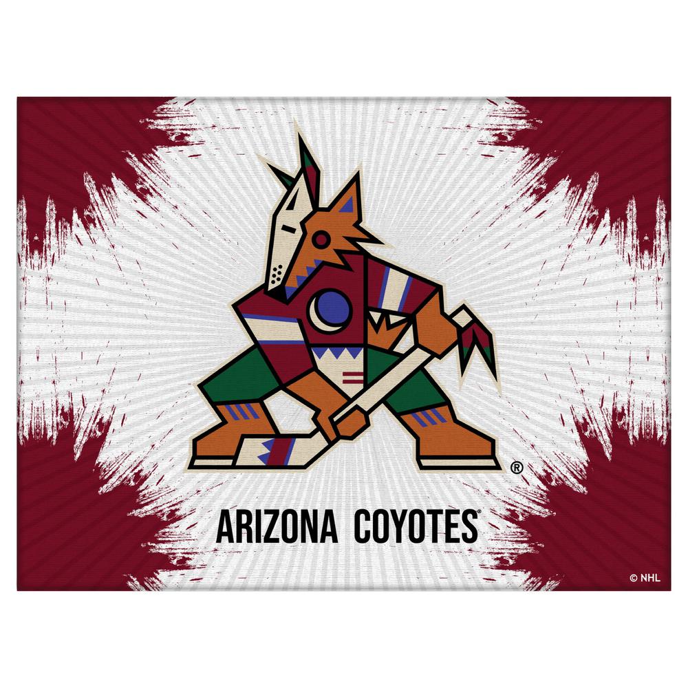 Arizona Coyotes 24" x 32" Officially Licensed Logo Canvas. Picture 1