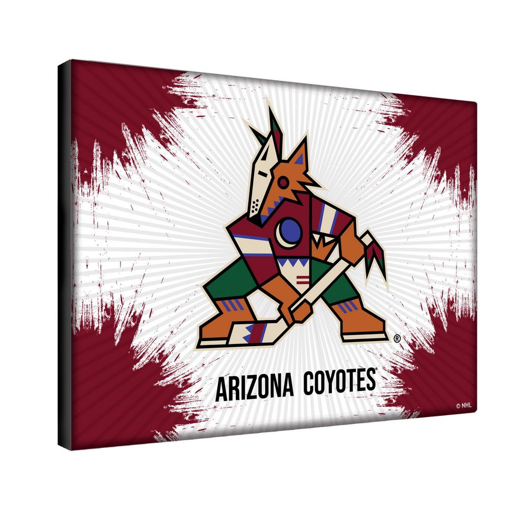 Arizona Coyotes 24" x 32" Officially Licensed Logo Canvas. Picture 2