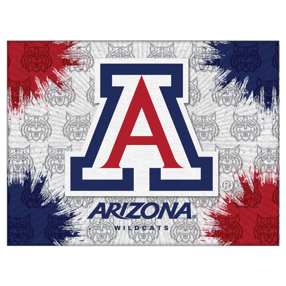 Arizona 24" x 32" Officially Licensed Logo Canvas. Picture 1