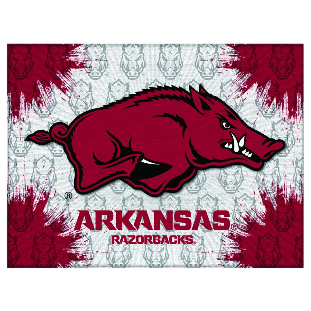 Arkansas 24" x 32" Officially Licensed Logo Canvas. Picture 1