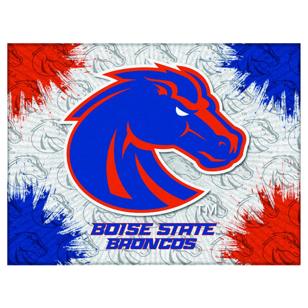 Boise State 24" x 32" Officially Licensed Logo Canvas. Picture 1