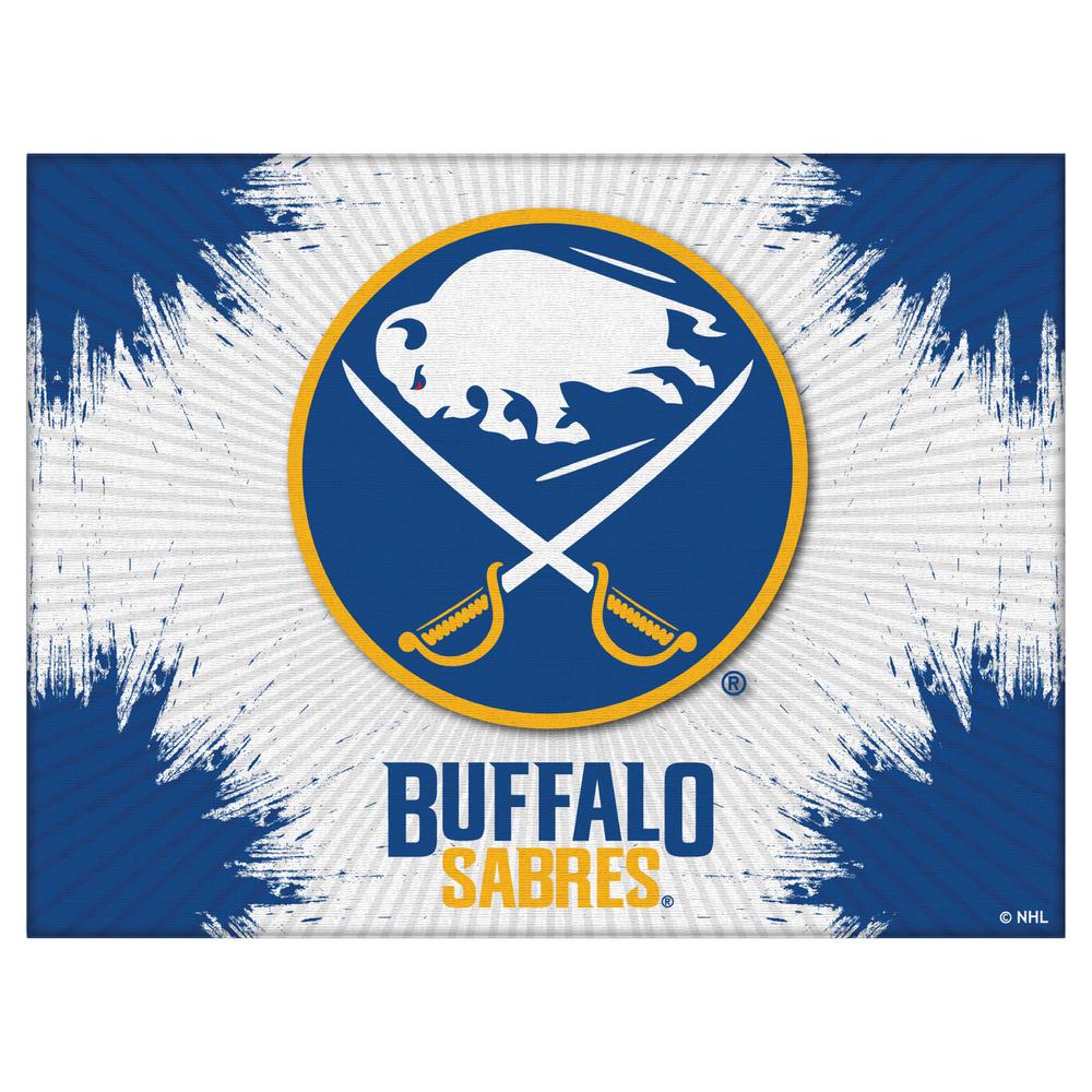 Buffalo Sabres 24" x 32" Officially Licensed Logo Canvas. Picture 1