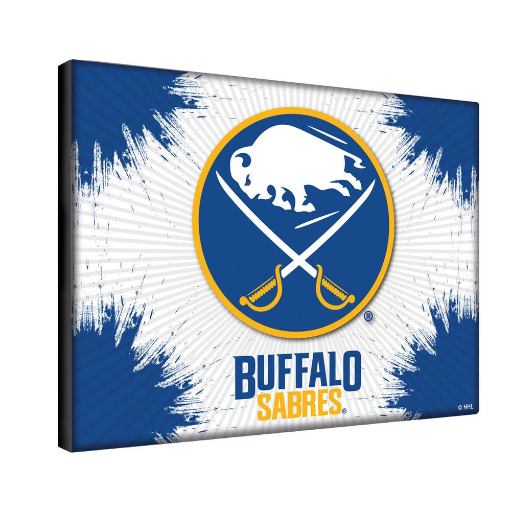 Buffalo Sabres 24" x 32" Officially Licensed Logo Canvas. Picture 2