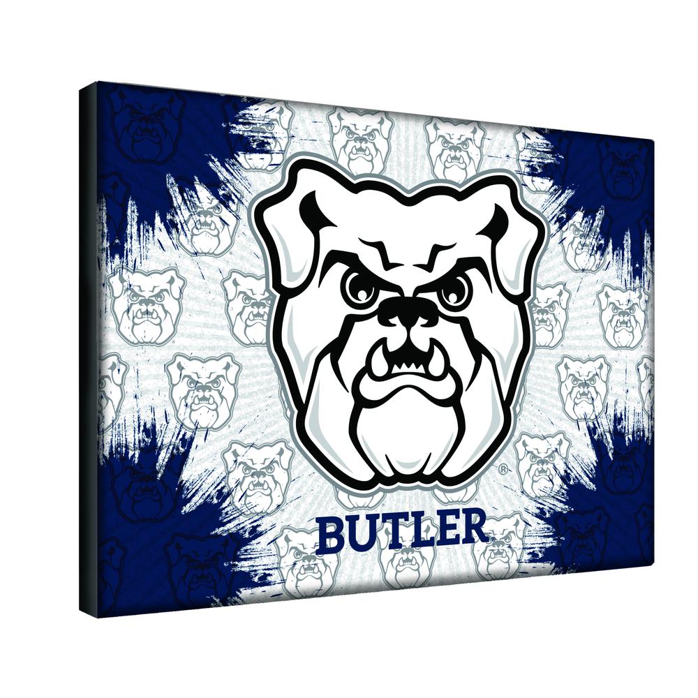 Butler University 24" x 32" Officially Licensed Logo Canvas. Picture 2
