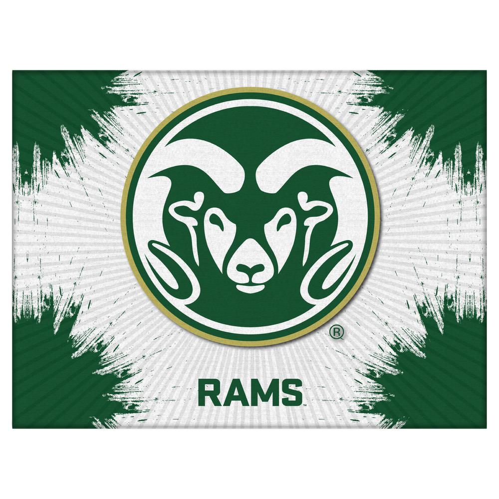 Colorado State 24" x 32" Officially Licensed Logo Canvas. Picture 1