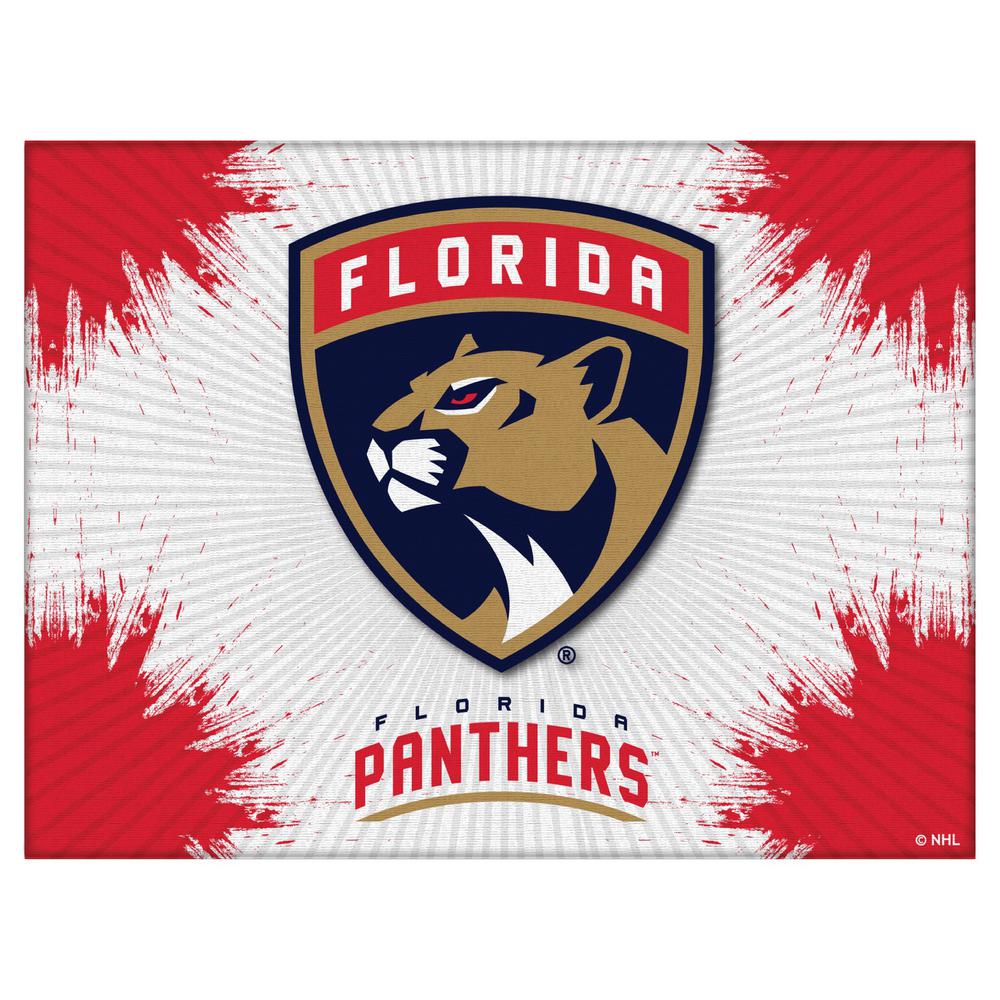Florida Panthers 24" x 32" Officially Licensed Logo Canvas. Picture 1