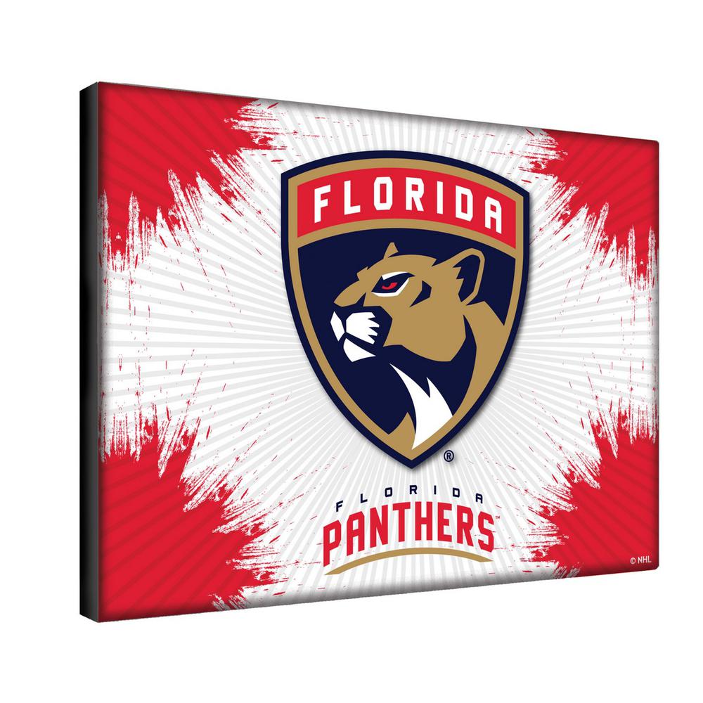 Florida Panthers 24" x 32" Officially Licensed Logo Canvas. Picture 2