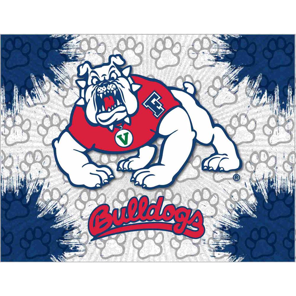 Fresno State 24" x 32" Officially Licensed Logo Canvas. Picture 1