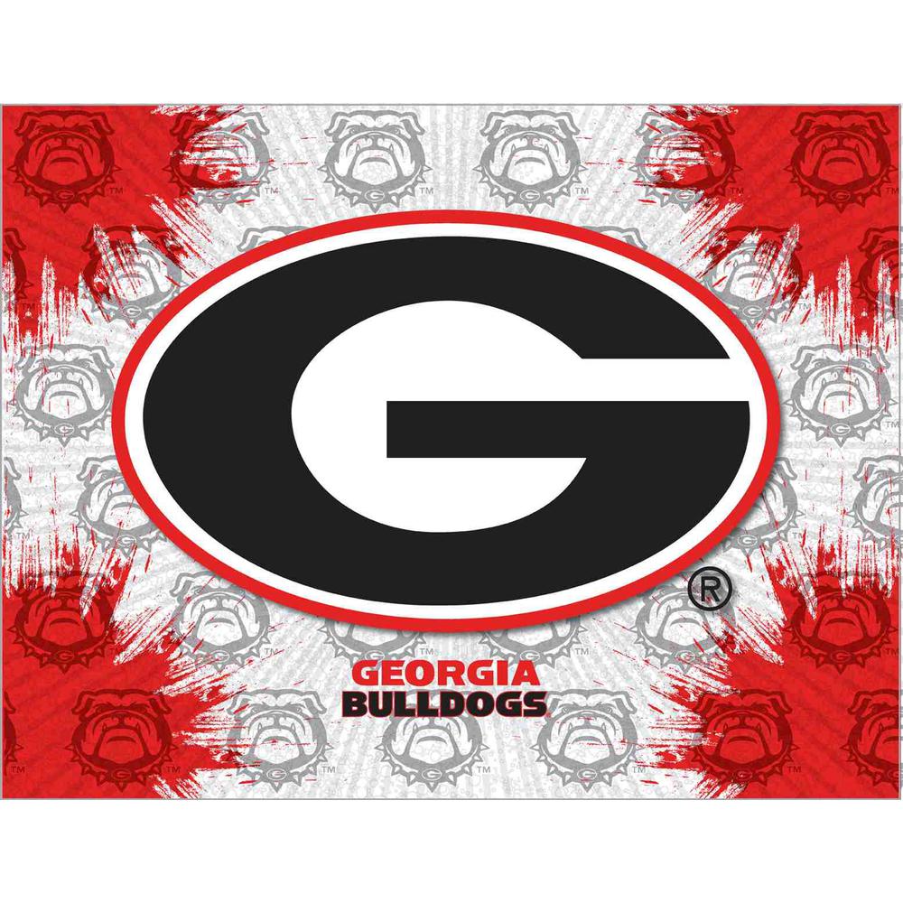 Georgia "G" 24" x 32" Officially Licensed Logo Canvas. Picture 1