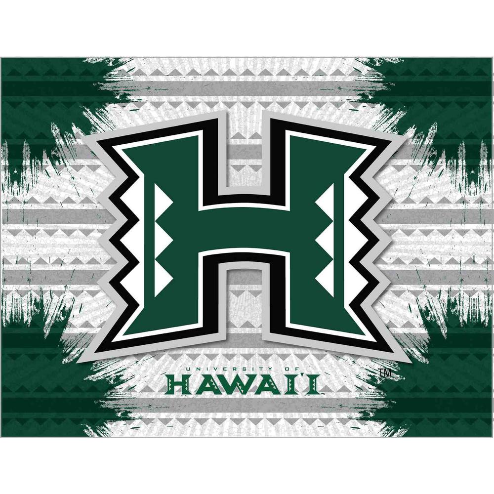 Hawaii 24" x 32" Officially Licensed Logo Canvas. Picture 1