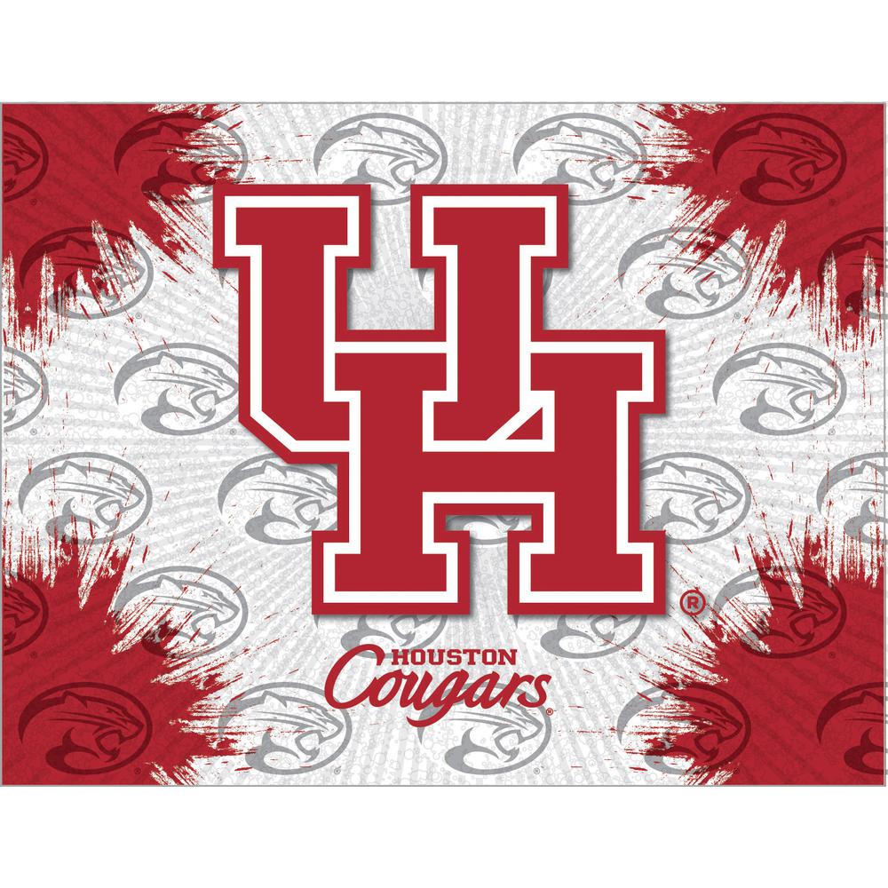Houston 24" x 32" Officially Licensed Logo Canvas. Picture 1