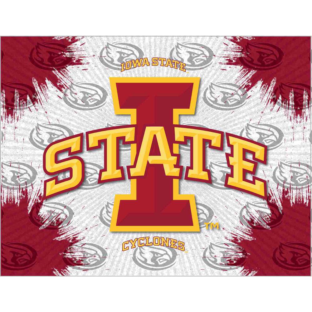 Iowa State 24" x 32" Officially Licensed Logo Canvas. Picture 1