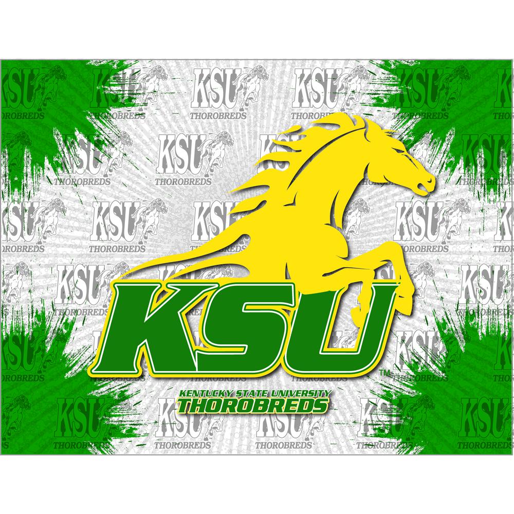 Kentucky State University 24" x 32" Officially Licensed Logo Canvas. Picture 1