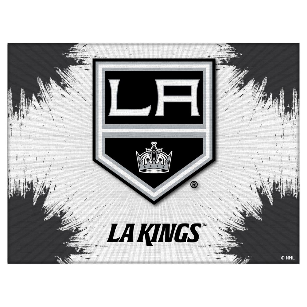 Los Angeles Kings 24" x 32" Officially Licensed Logo Canvas. Picture 1