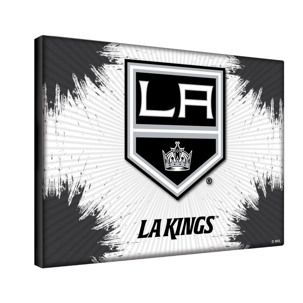 Los Angeles Kings 24" x 32" Officially Licensed Logo Canvas. Picture 2